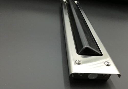 Böjd armbågskontakt rostfritt stål