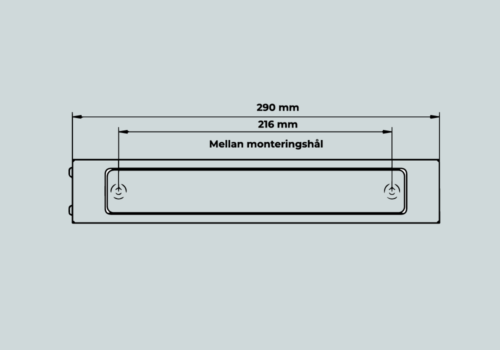 Armbågskontakt installation utförande mått